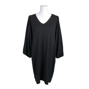 Unisex Lindex - Tricot dress, size 40 - Black (1)
