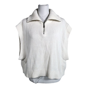 Unisex s.Oliver - Knit vest, size 40 - White (1)