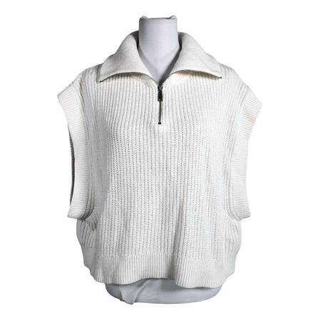 Unisex s.Oliver - Knit vest, size 40 - White ()