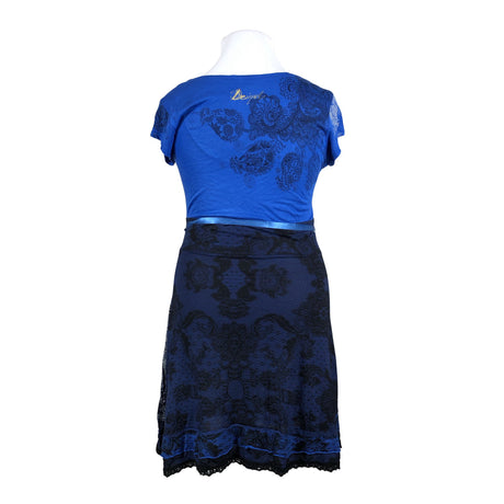 Unisex Desigual - Tricot dress, size 42 - Blue (2)