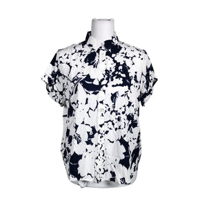 Unisex Samsoe&Samsoe - Short-sleeved blouse, size 38 - Blue (1)