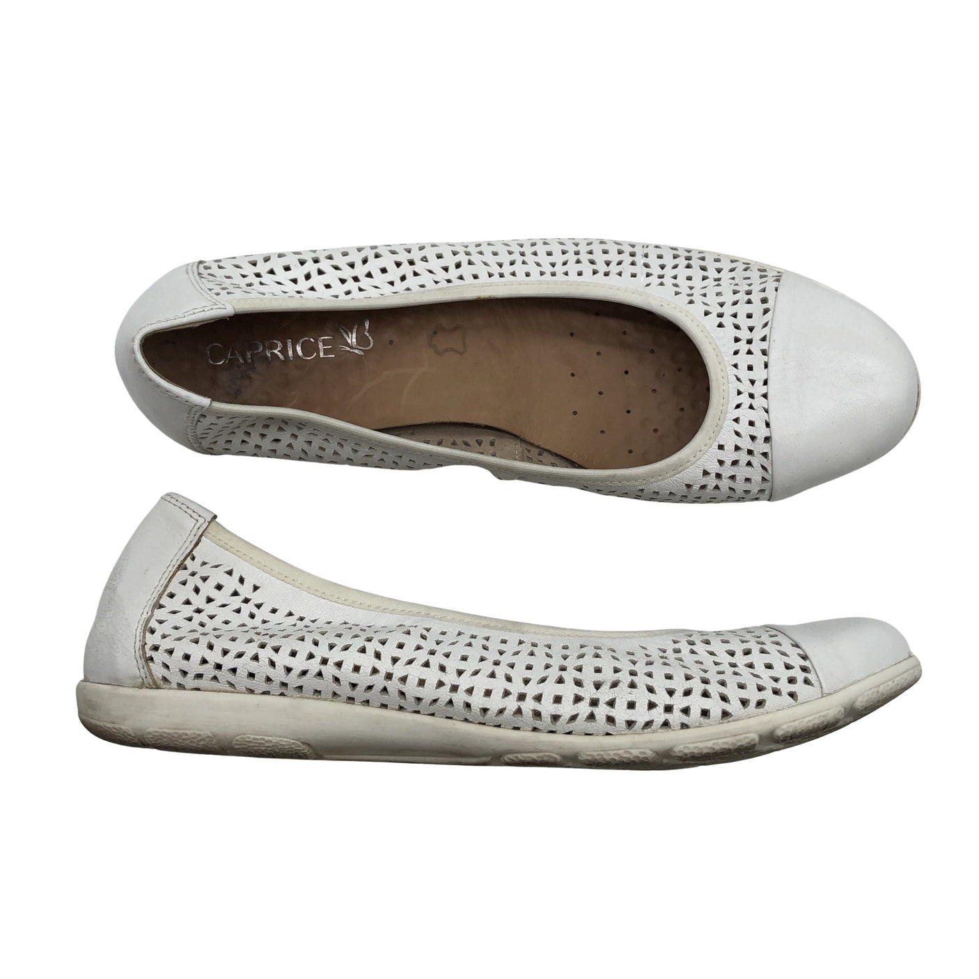 Unisex Caprice - Ballerinas, size 41 - White (1)