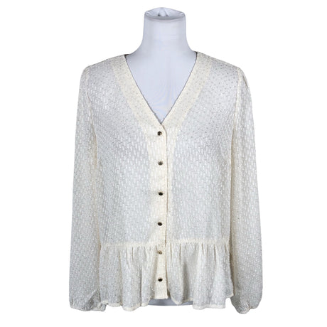 Unisex Saint Tropez - Blouse, size 38 - Natural white ()