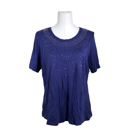 Unisex Ulla Popken - T-shirt, size 40 - Blue ()