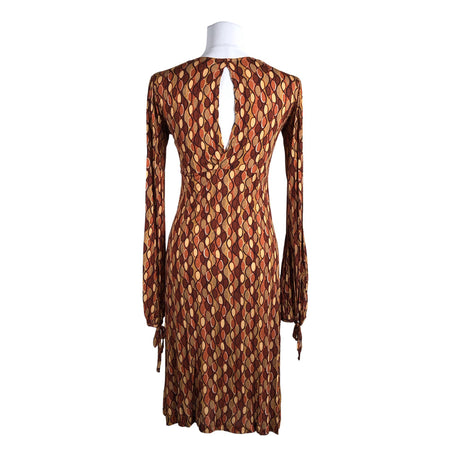 Unisex Benetton - Tricot dress, size 38 - Orange (2)
