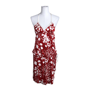 Unisex Benetton - Tricot dress, size 38 - Red (1)