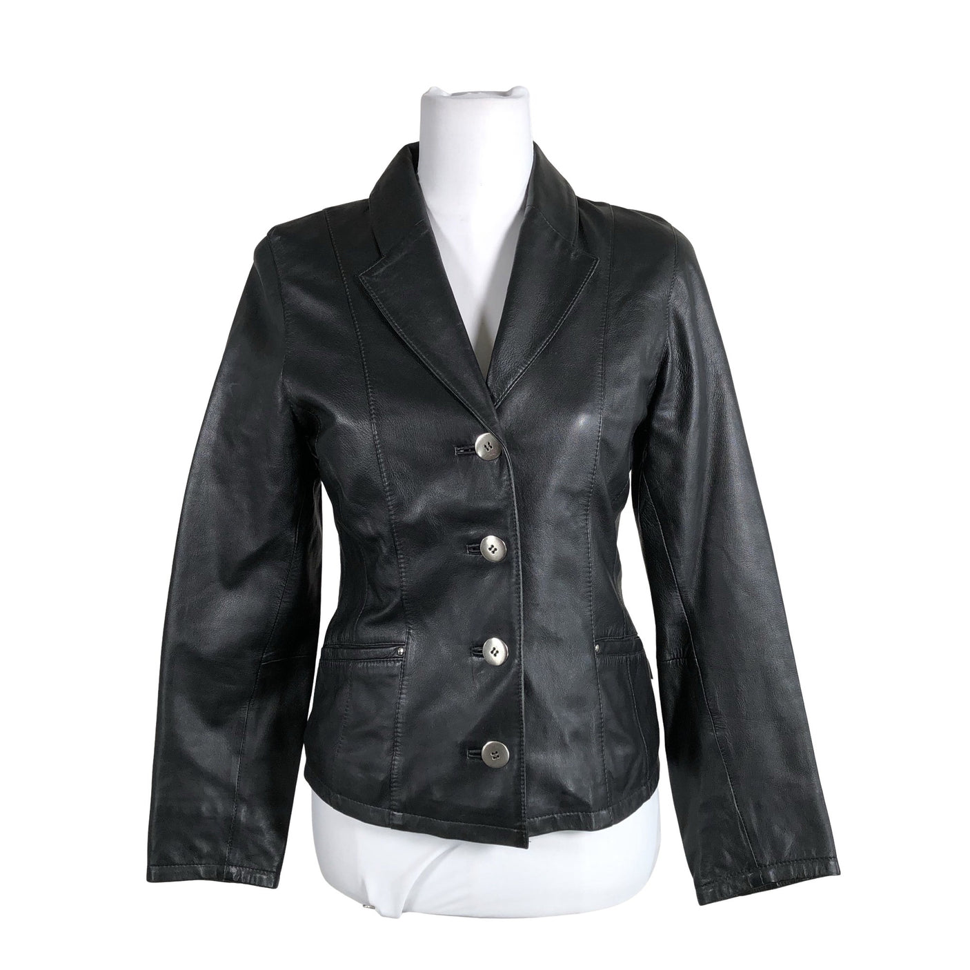Unisex Jofama - Leather jacket, size 34 - Black (1)