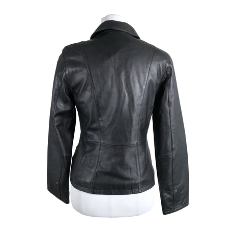 Unisex Jofama - Leather jacket, size 34 - Black (2)