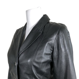 Unisex Jofama - Leather jacket, size 34 - Black (3)