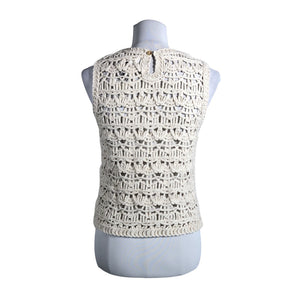 Unisex InWear - Knit vest, size 38 - White (2)