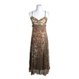 Unisex Zucchero - Schiffon dress, size 38 - Brown ()