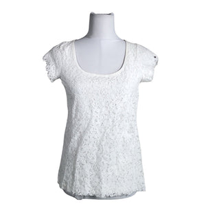 Unisex Tommy Hilfiger - Short-sleeved blouse, size 36 - White (1)