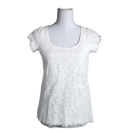 Unisex Tommy Hilfiger - Short-sleeved blouse, size 36 - White ()