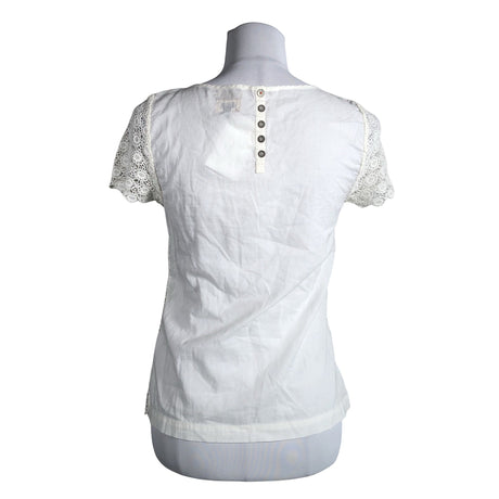 Unisex Tommy Hilfiger - Short-sleeved blouse, size 36 - Natural white (2)