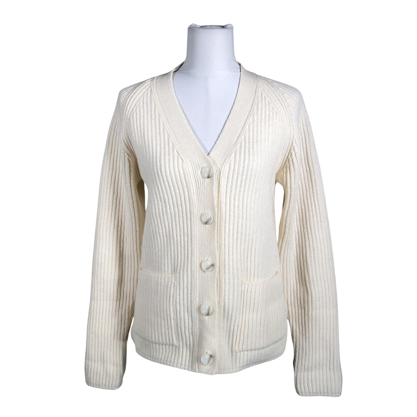 Unisex Woolish - Cardigan, size 34 - Natural white (1)