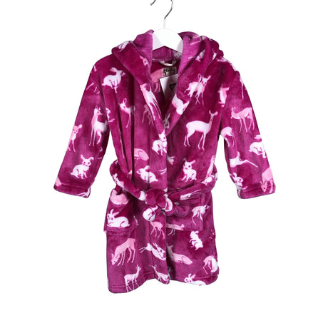 Unisex Hatley - Bathrobe, size 122 - 128 - Pink ()