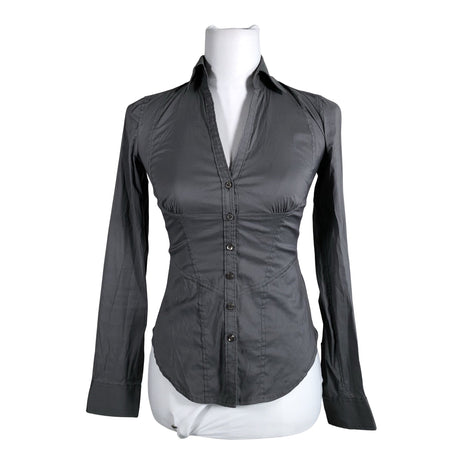 Unisex Armani Exchange - Collared shirt, size 34 - Gray ()