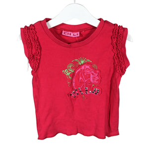 Unisex Chili - T-shirt, size 98 - 104 - Red (1)