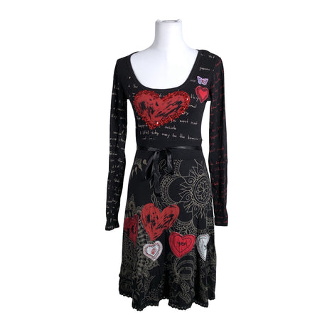 Unisex Desigual - Tricot dress, size 36 - Black ()