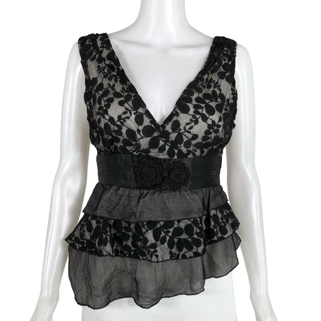 Unisex Bebe - Party top, size 36 - Black ()