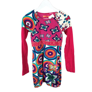 Unisex Desigual - Tricot dress, size 158 - 164 - Pink (1)