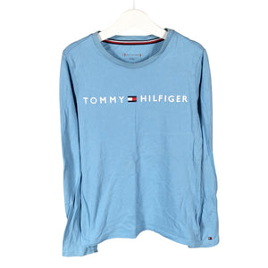 Unisex Tommy Hilfiger - Tricot shirt, size 146 - 152 - Light blue (1)