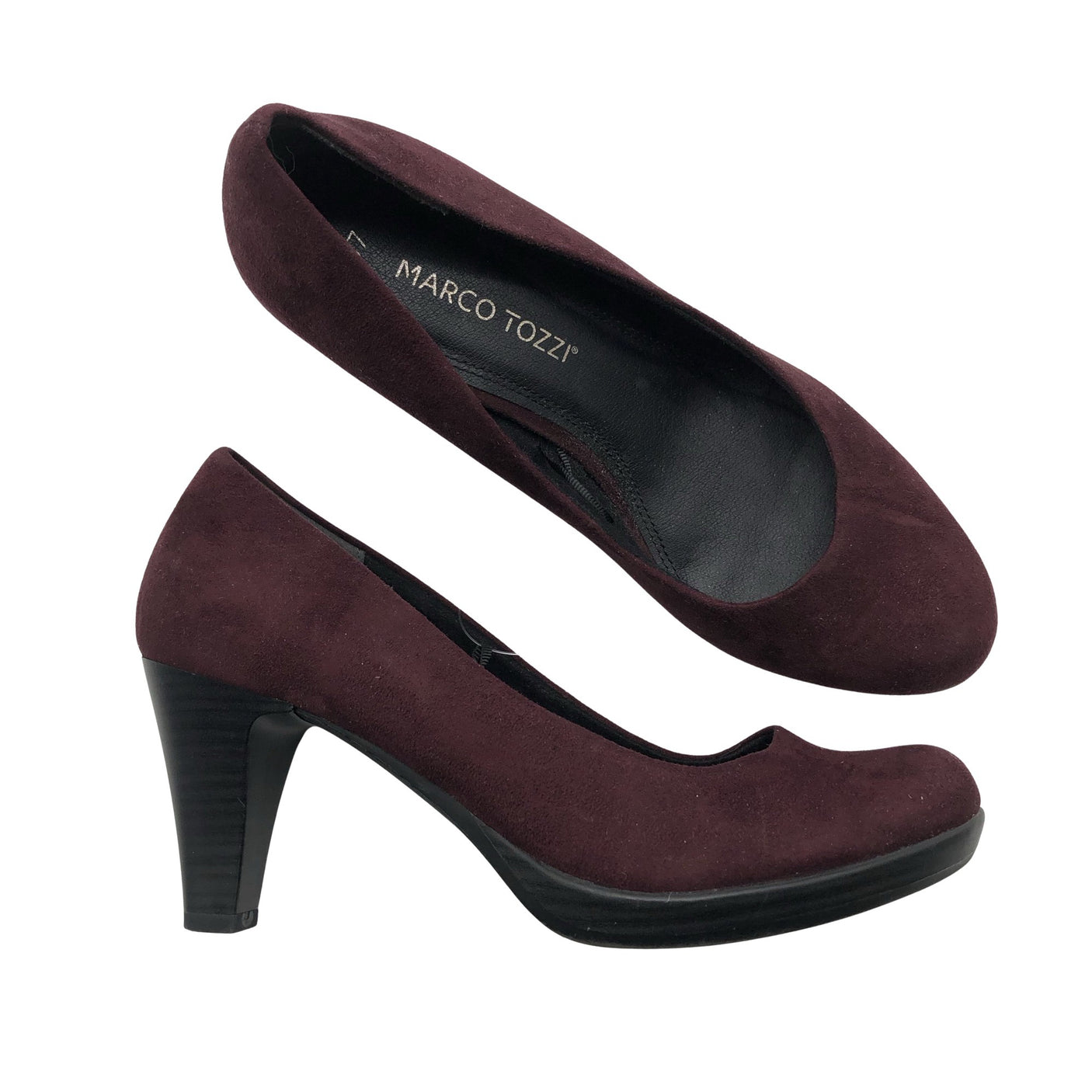Unisex Marco Tozzi - High heels, size 37 - Wine red (1)