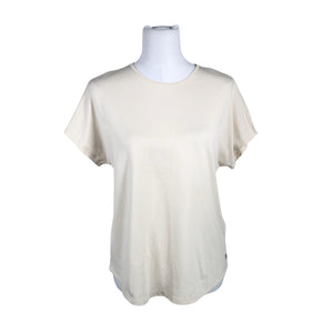 Unisex Soc - Sports shirt, short sleeve, size 36 - Beige (1)