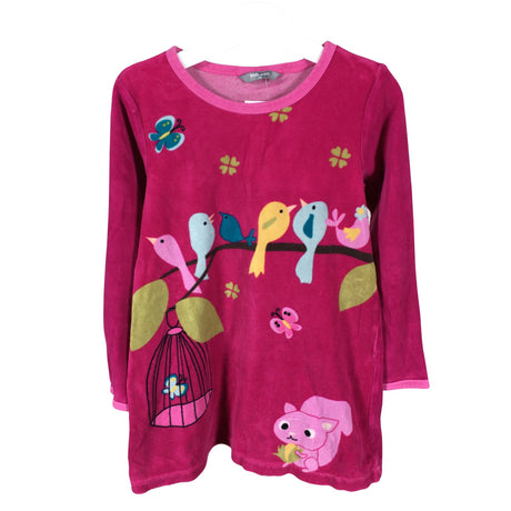 Unisex Lindex - Tricot dress, size 116 - 122 - Pink ()
