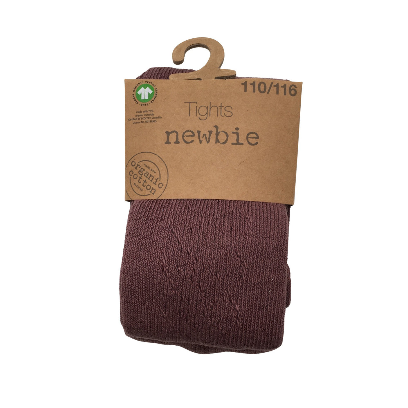 Unisex Newbie - Stockings, thick, size 110 - 116 - Violet (1)