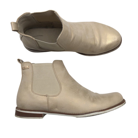 Unisex Elegance - Ankle boots, size 39 - Gold ()
