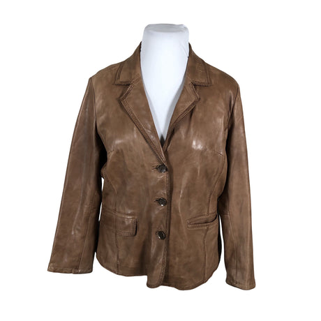 Unisex Santarelli - Leather jacket, size 42 - Brown ()
