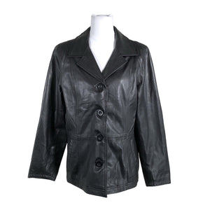 Unisex Jofama - Leather jacket, size 40 - Black (1)