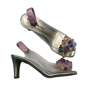 Unisex Vivian Vau - Evening high heels, size 37 - Green (1)