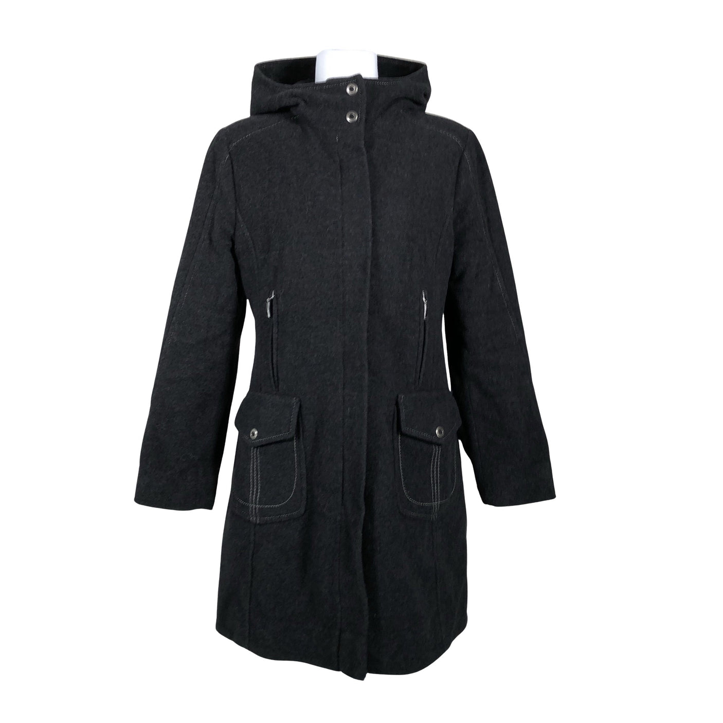 Unisex MasCara - Wool coat, size 40 - Gray (1)