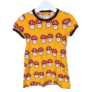 Unisex me&i - Tricot dress, size 110 - 116 - Yellow (1)