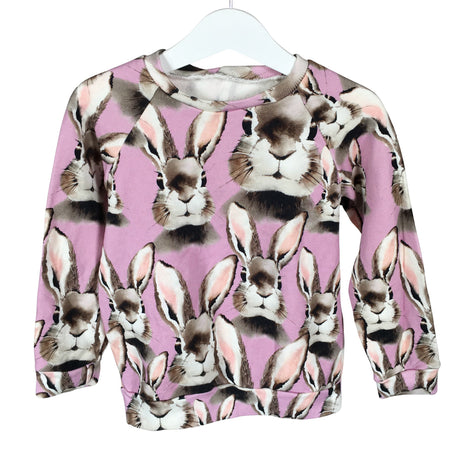 Unisex Handmade - Sweatshirt, size 110 - 116 - Light pink ()