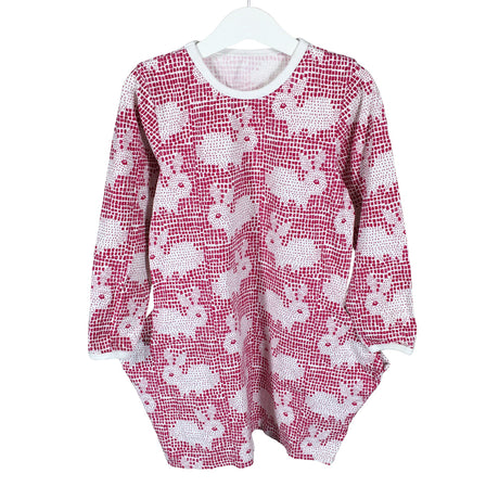 Unisex Handmade - Tricot dress, size 110 - 116 - White ()