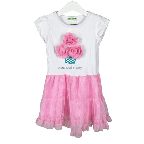 Unisex Jooko - Tricot dress, size 104 - 110 - White ()
