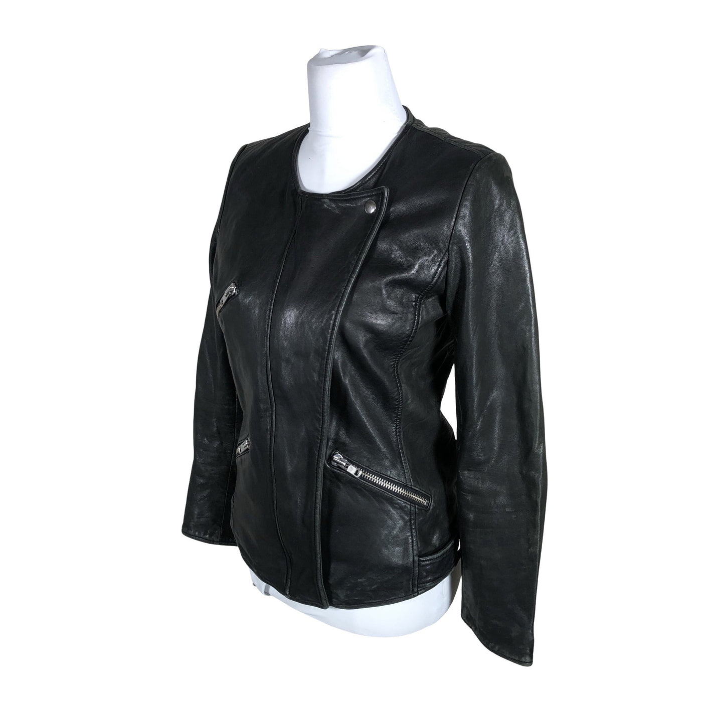 Unisex Isabel Marant Étoile - Leather jacket, size 36 - Black (3)