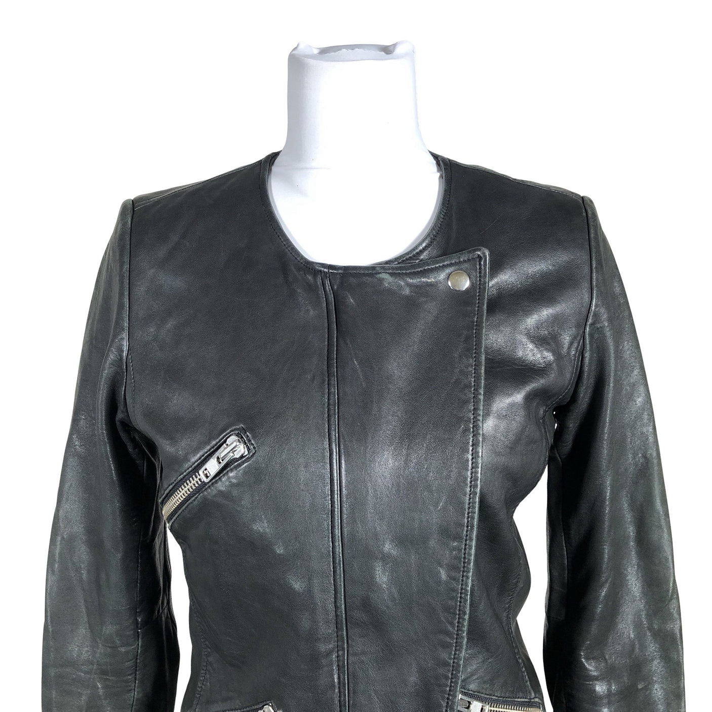 Unisex Isabel Marant Étoile - Leather jacket, size 36 - Black (4)