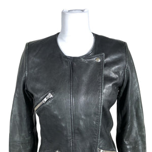 Unisex Isabel Marant Étoile - Leather jacket, size 36 - Black (4)
