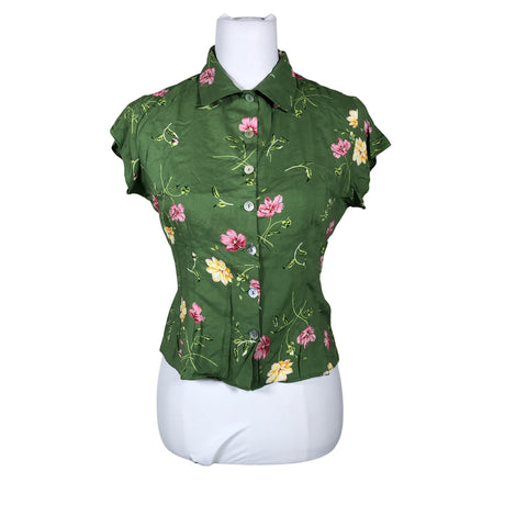 Unisex Jeffery Rogers - Short-sleeved blouse, size 38 - Green ()