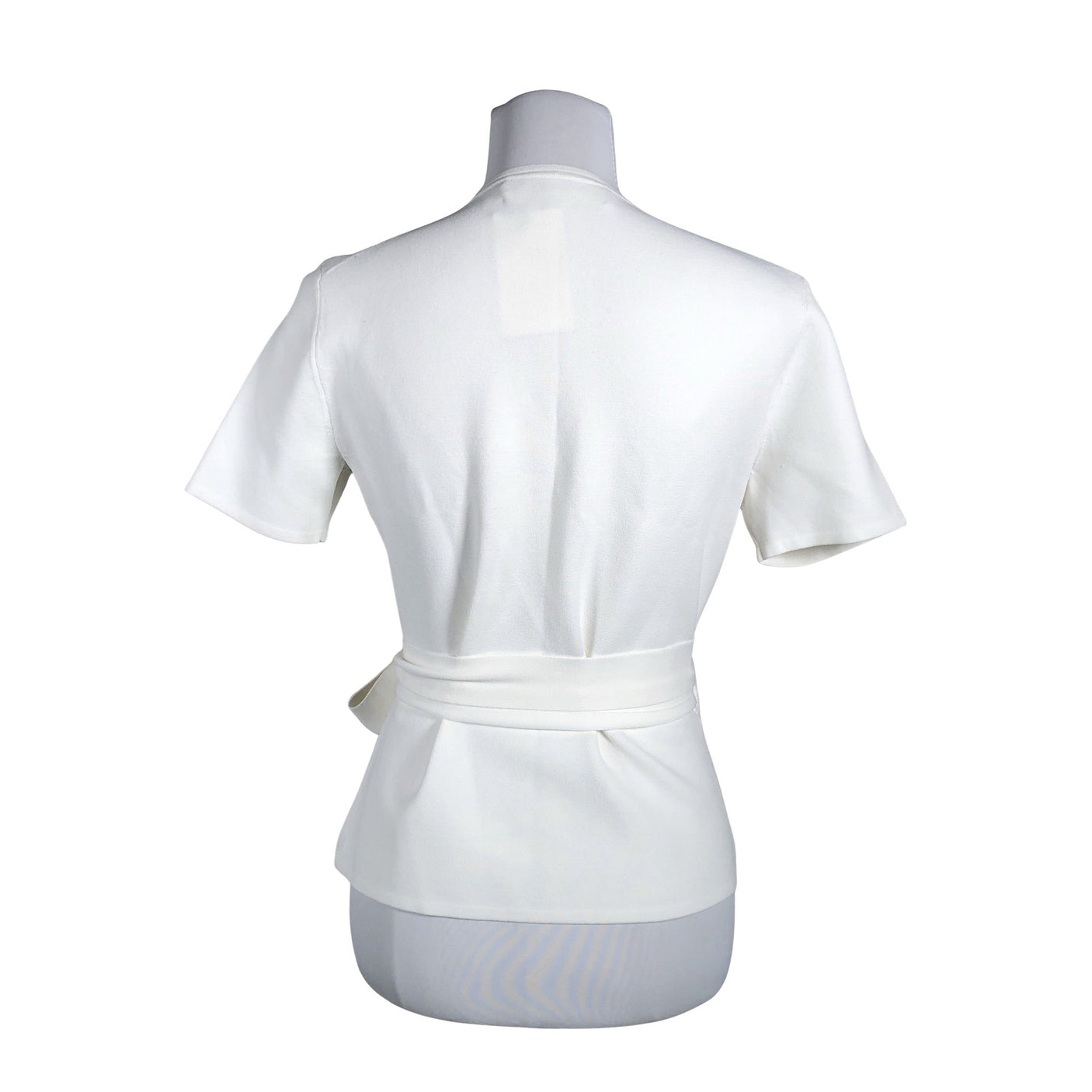 Unisex Diane von Furstenberg - Short-sleeved blouse, size 38 - White (3)