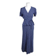 Unisex Diane von Furstenberg - Short-sleeved blouse, size 38 - Blue ()