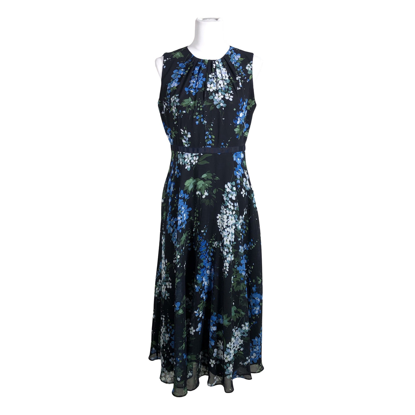 Unisex Hobbs - Schiffon dress, size 40 - Black (1)