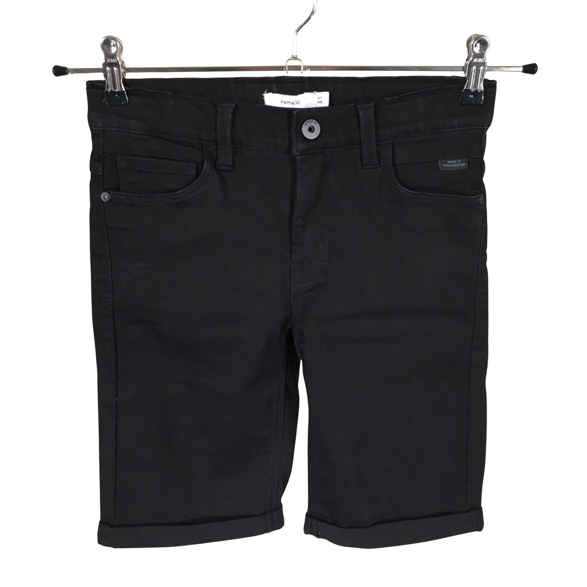 Unisex Name It - Denim shorts, size 140 - 146 - Black (1)