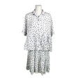 Unisex Bohemiana - Short-sleeved blouse, size 38 - White ()