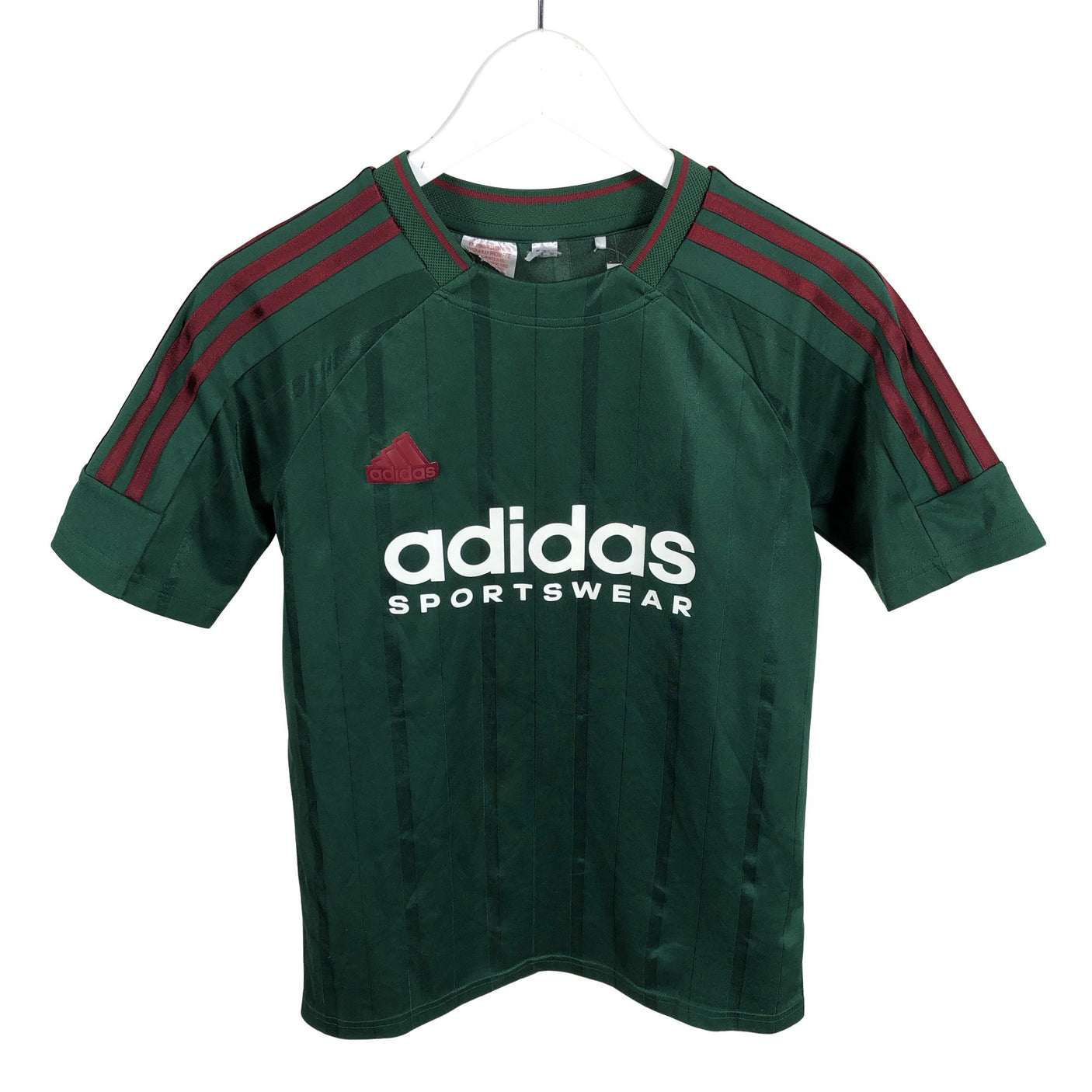 Unisex Adidas - Sports shirt, short sleeve, size 158 - 164 - Green (1)
