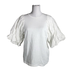 Unisex Selected - Tricot shirt, size 40 - White (1)